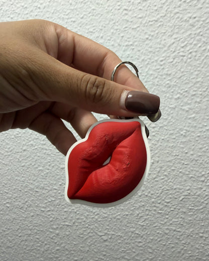 Llavero Abrelatas Labios Rojos