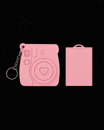 Llavero Porta Fotos Diseño Cámara Instantanea