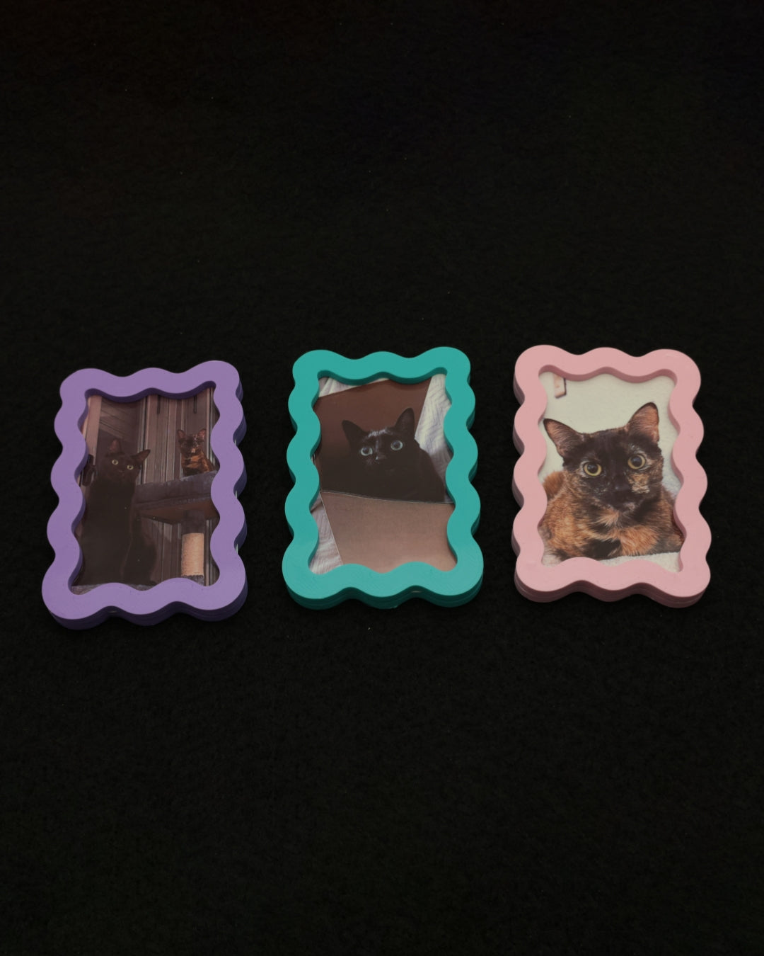 Pack de 3 Marcos Magnéticos para Fotos Pequeñas