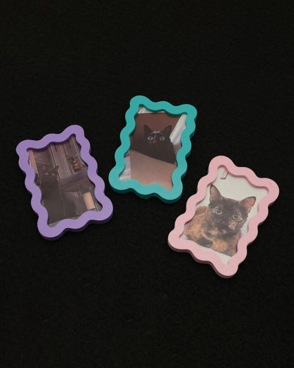Pack de 3 Marcos Magnéticos para Fotos Pequeñas