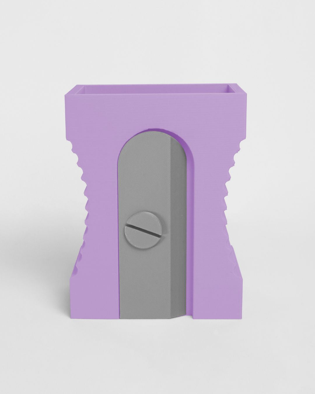 Portalápices Diseño de Sacapuntas Lila