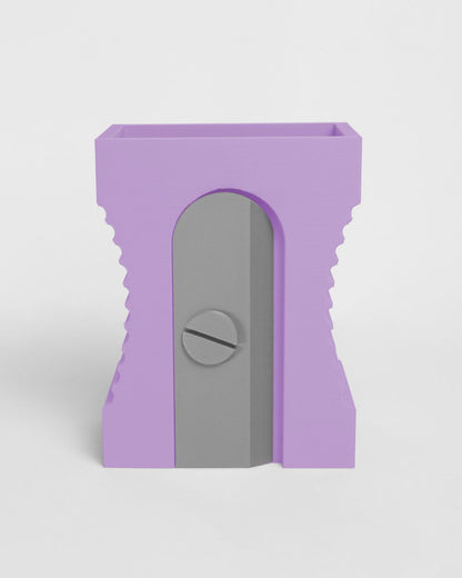 Portalápices Diseño de Sacapuntas Lila