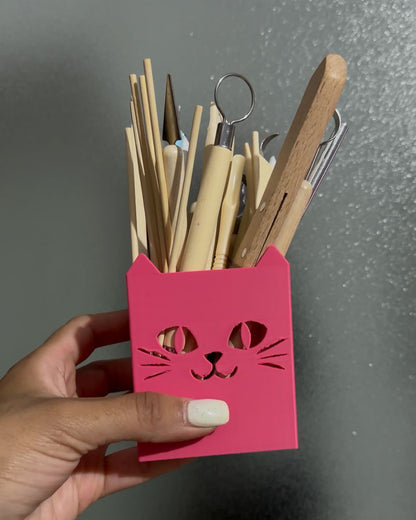 Portalápices Cara de Gato