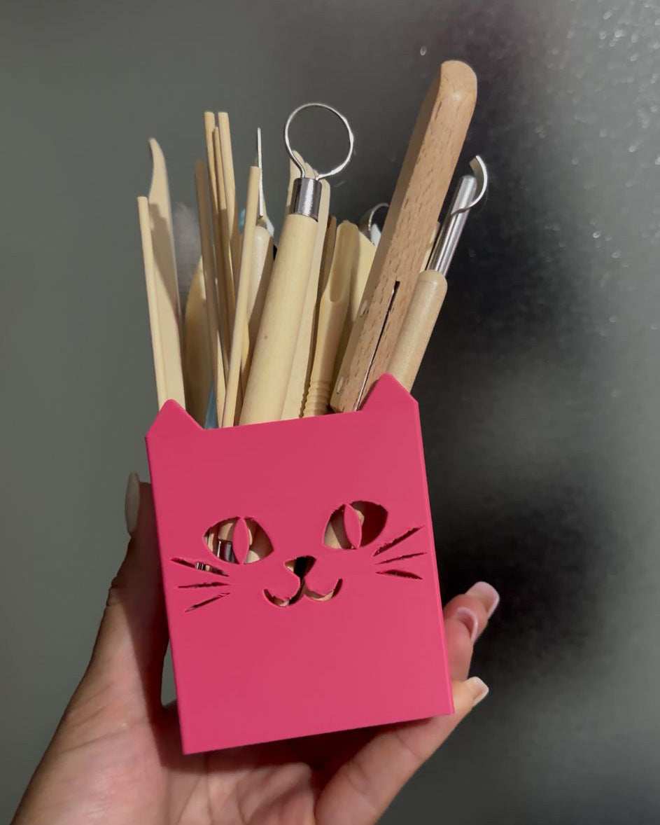 Portalápices Cara de Gato