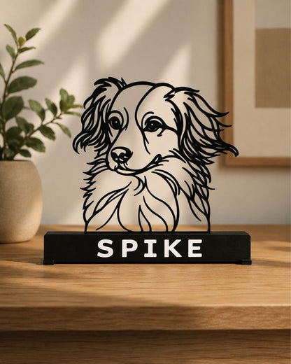 Retrato de mascota  perrito 3d