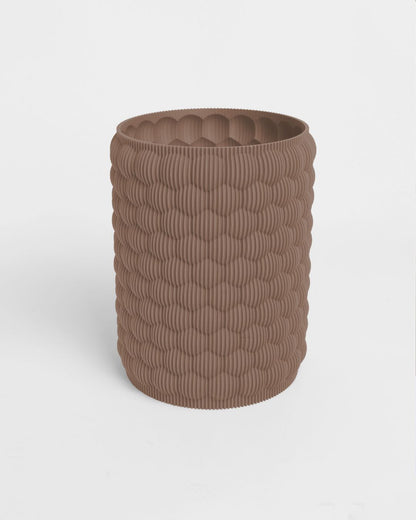 Portalápices Textura Bubble 3D Caramelo