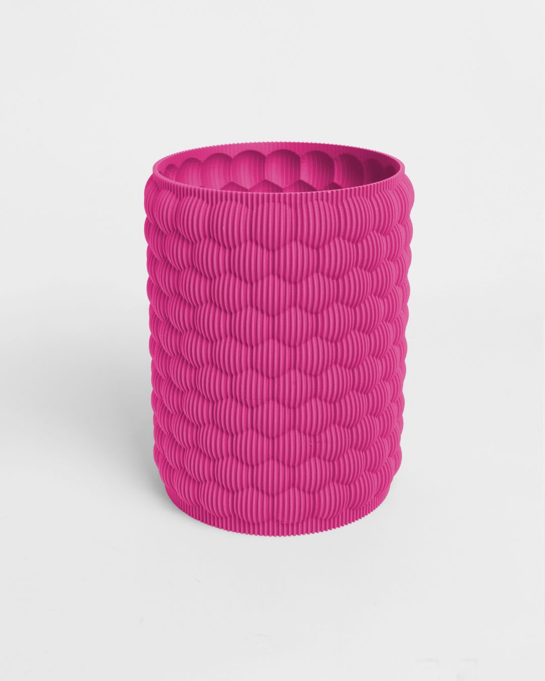 Portalápices Textura Bubble 3D Rosa Barbie