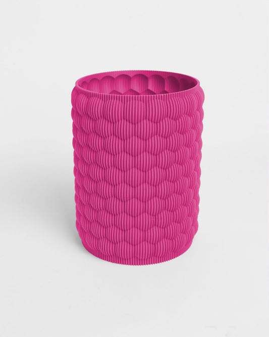 Portalápices Textura Bubble 3D Rosa Barbie