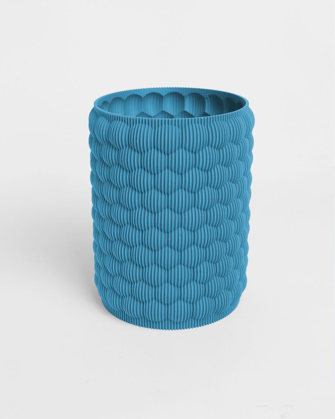 Portalápices Textura Bubble 3D Turquesa